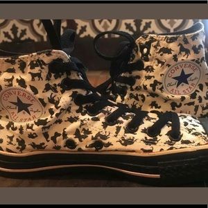 BRAND NEW! CONVERSE  ALL STARS RARE ANIMAL PRINT!